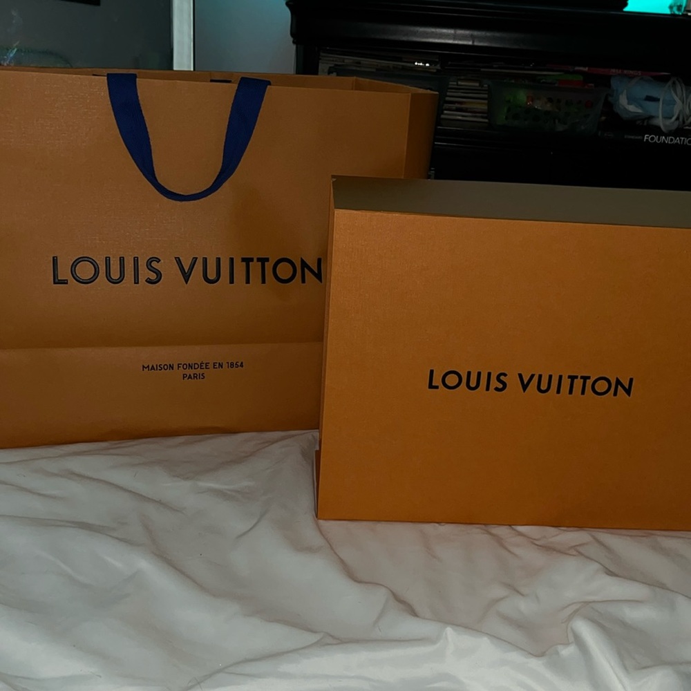 Louis Vuitton shopping bag & handbag box